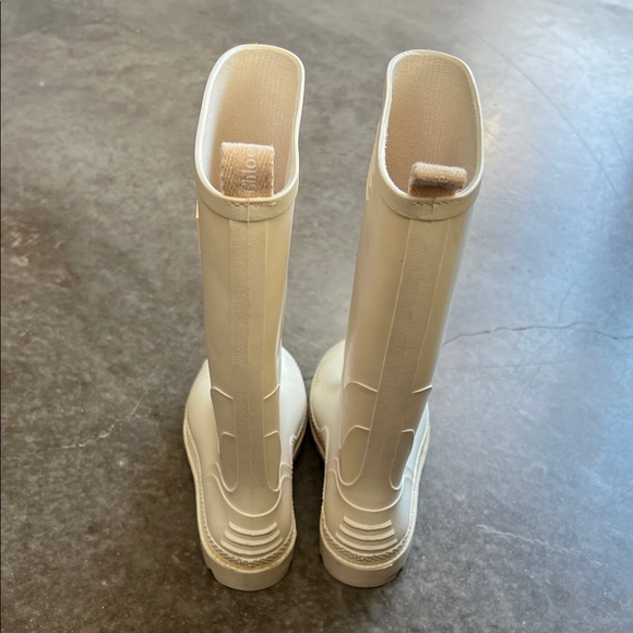 Chloé Wellington Rain Boots Size 5 - Picture 8 of 9